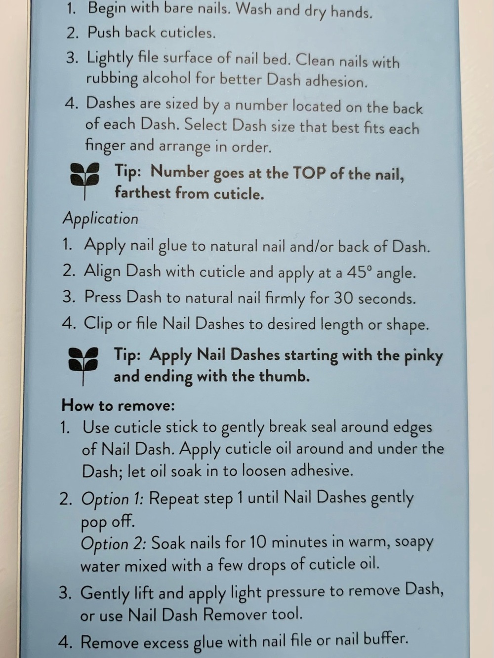 Red Aspen Nail Dashes - Picture 3 of 4